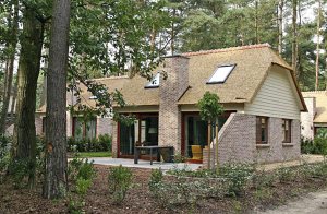  Denne hyggelige og komfortable villa ligger i et dejligt og skovrigt område i udkanten af
