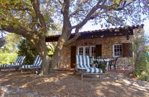  Alene dette feriehus' beliggenhed udløser begejstring: Fra en bakketop har I en herlig udsigt over Cote dAzur, og samtidig kan I slappe af langt borte fra kystens postyr. I den anden retning vente ...