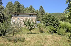 Ved skov i Sydcevennerne ligger dette naturstenshus, som vil tryllebinde jer. Huset er egnstypisk indrettet. Tilkørslen er en 300 m lang uasfalteret vej, hvorfor en terrængående bil anbefales. ...