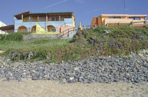  Lejlighed i et tofamilieshus på kysten ved Castelsardo direkte på sandstranden. Huset ligger roligt for enden af en blind vej og her kan I nyde en skøn udsigt over havet med halvøen Asinara og Ko ...