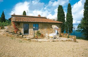  Lejlighed i en del af et bondehus, hvor også ejer bor, er for nylig blevet renoveret. Den del, gæsterne bor i (60 m2) er næsten helt privat og har en flot, vid udsigt over dalen ned mod Arno. Roli ...