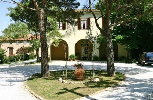 Solrigt landhus med anneks beliggende i rolige omgivelser i bakkerne mellem Pisa og Volterra. Huset er omgivet af en stor grund, og der er mulighed for at gå tur langt de 8 km lange veje i skoven el ...