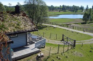  Hyggeligt og komfortabelt feriehus ved et lille vand i det idylliske sæterområde Sjuseter. Sæterdriften er ophørt. Huset har en solrig, delvis overdækket terrasse. Der er flere gode ørredvande  ...