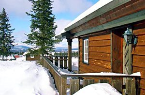  Charmerende tømmerhytte på solrig grund med god udsigt. God for børnefamilier. Fint turterræn. Godt for ski og leg med sne. Fiske i fjeldvandet. Nabo: N33192: 50 m. ...