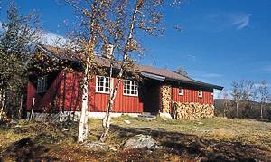  Hyggelig hytte beliggende på sæterskråning med 4 andre huse. 2 km til vej om vinteren. N33799/868-869 40-100m. Ikke indlagt vand i køkkenet. ...