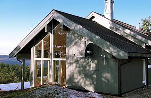  Moderne feriehus i fantastiske omgivelser på højfjeldet, panoramaudsigt over dalen. Mange fisk i fjeldvandet og bær og svampe i området. Mange vandfald og bækkelejer. Nabo: 50 m. ...