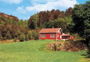  Ældre, hyggeligt hus i halvanden etage. Det er restaureret og moderniseret. Det har en fredelig beliggenhed i dejligt skovområde med god udenomsplads. Det er velegnet til familier. Fiske- og bademu ...