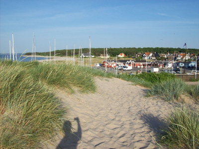 Hornbæk strand og by en sommerdag - 1018