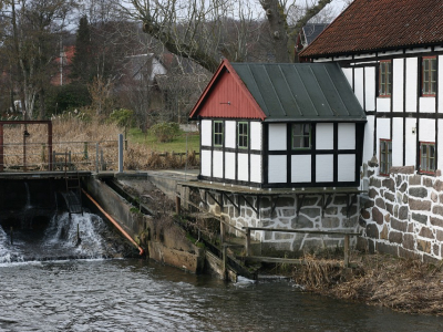 Den gamle vandmølle i Sæby - 1160