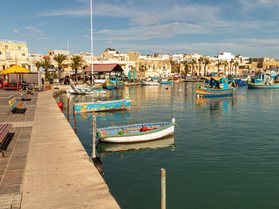 Marsaxlokk havn, Malta - 1174