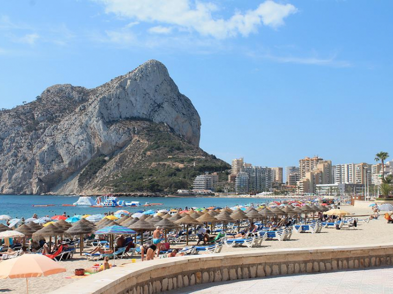 Strandferie i Spanien