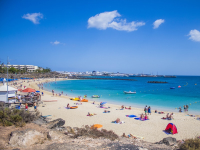 Badestrand på Lanzarote - 1307