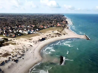 Liseleje Strand set fra luften - 1330