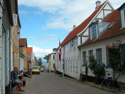 Hyggelige Brogade i Ærøskøbing - 1410