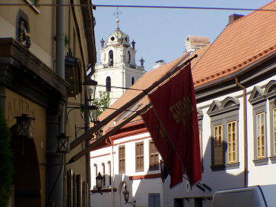 Den gamle bydel i Vilnius, Litauen - 1462