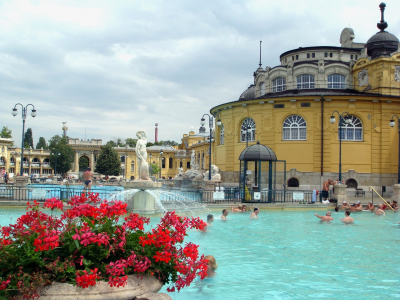 Tag et luksusbad i Szechenyi-badet - 1600