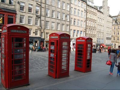 The royal mile, shopping i Edinburgh - 1672