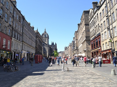 The royal mile, shopping i Edinburgh - 1673