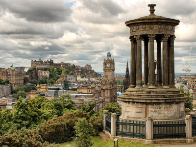 Edinburgh set fra Calton Hill - 1675