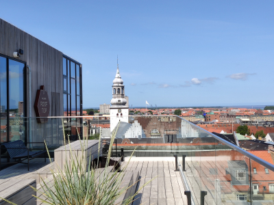 Flot udsigt fra Salling rooftop i Aalborg centrum - 1682