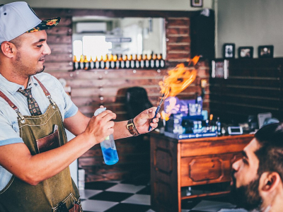 Ved barberen på Skiathos - 1743