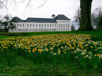 Gråsten Slot en sommerdag - 1752