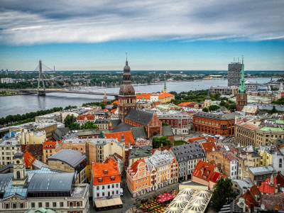 Riga, Hovedstaden i letland - 1784