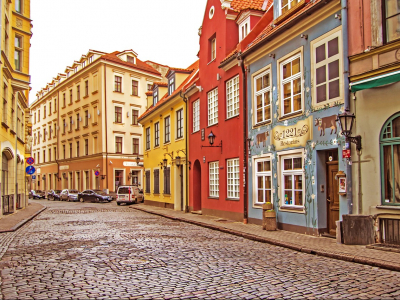 Den gamle bydel i Riga oser af charme. - 1788