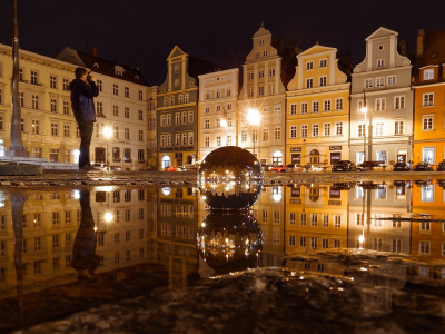 Magisk spejling - Wroclaw gamle bydel - 1809