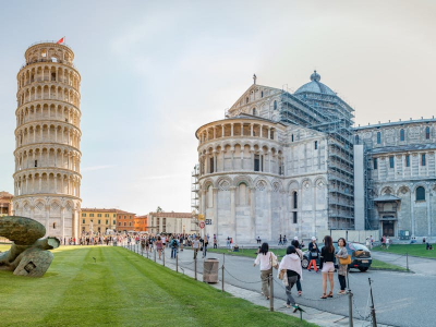 Det skæve tårn i Pisa - 1830