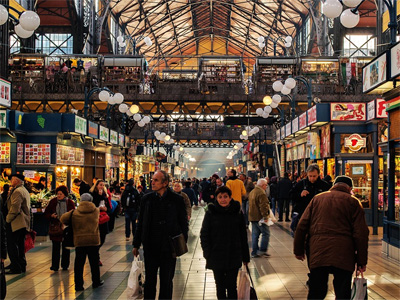 Lokal Bazar i Budapest, Ungarn