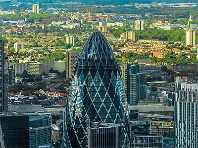 The Gherkin (Agurken) i Londons finanskvarter - 350