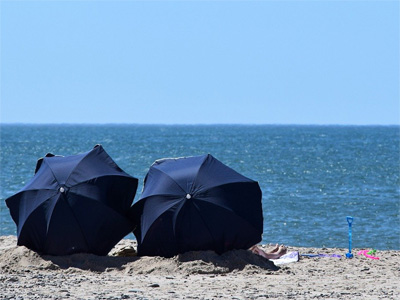 Badestranden ved Øster Hurup er meget børnevenlig. - 401