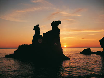 Løvehovederne, Solnedgang - 60