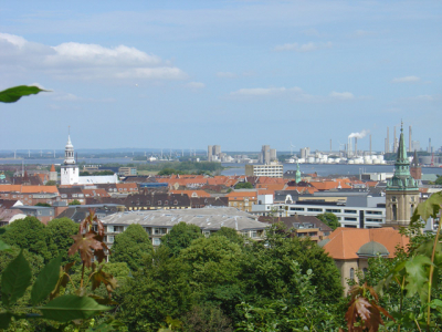 Udsigt over Aalborg fra Skovbakken - 747