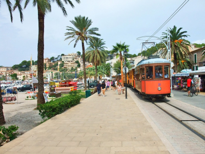 Port De Soller, Havnefronten, Sporvogn - 986